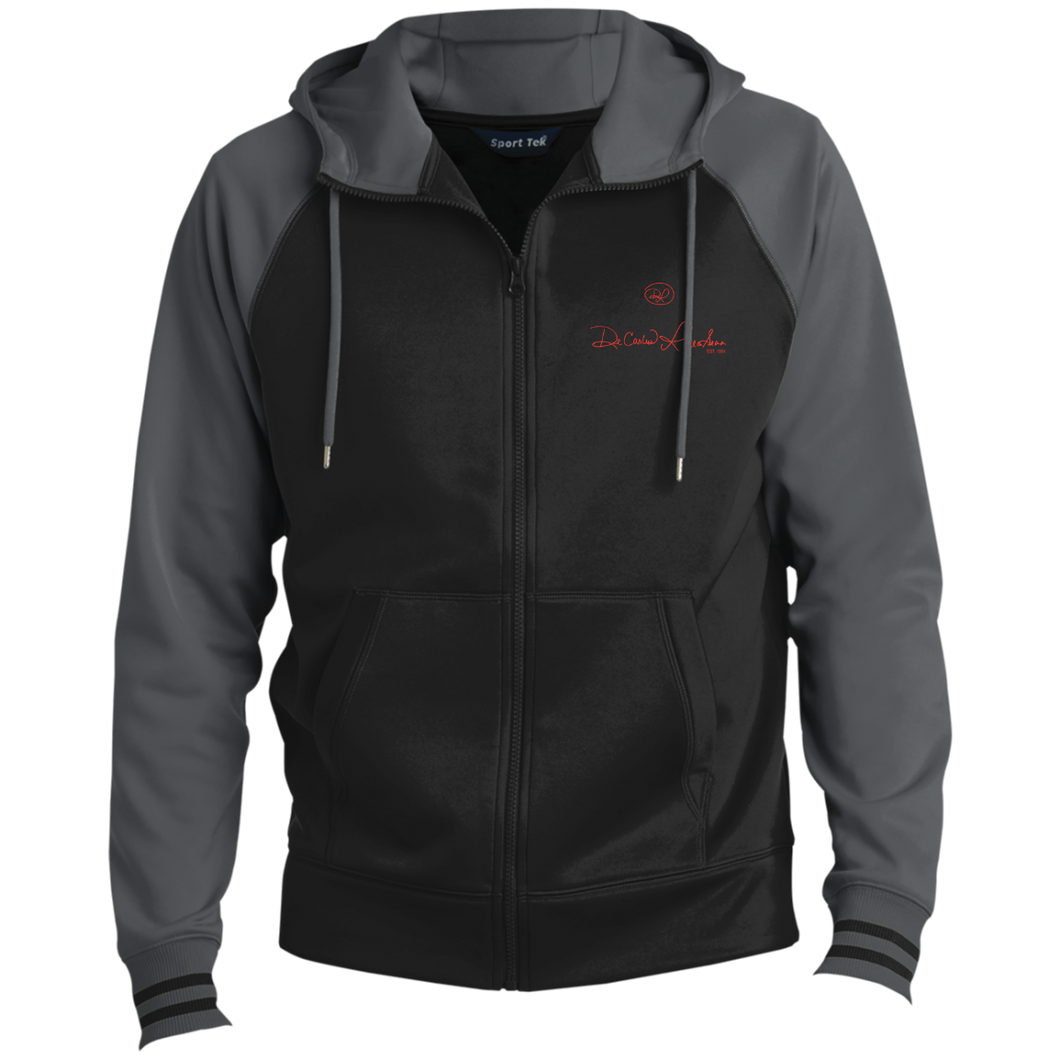 DeCarlus RheaSean Men's Sport-Wick® Full-Zip Hooded Jacket