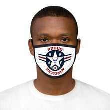 Load image into Gallery viewer, &quot;PROUD AIR FORCE VET&quot; Mixed-Fabric Face Mask
