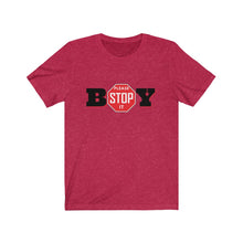 Load image into Gallery viewer, &quot;BOY STOP&quot; LADIES Jersey Short Sleeve Tee
